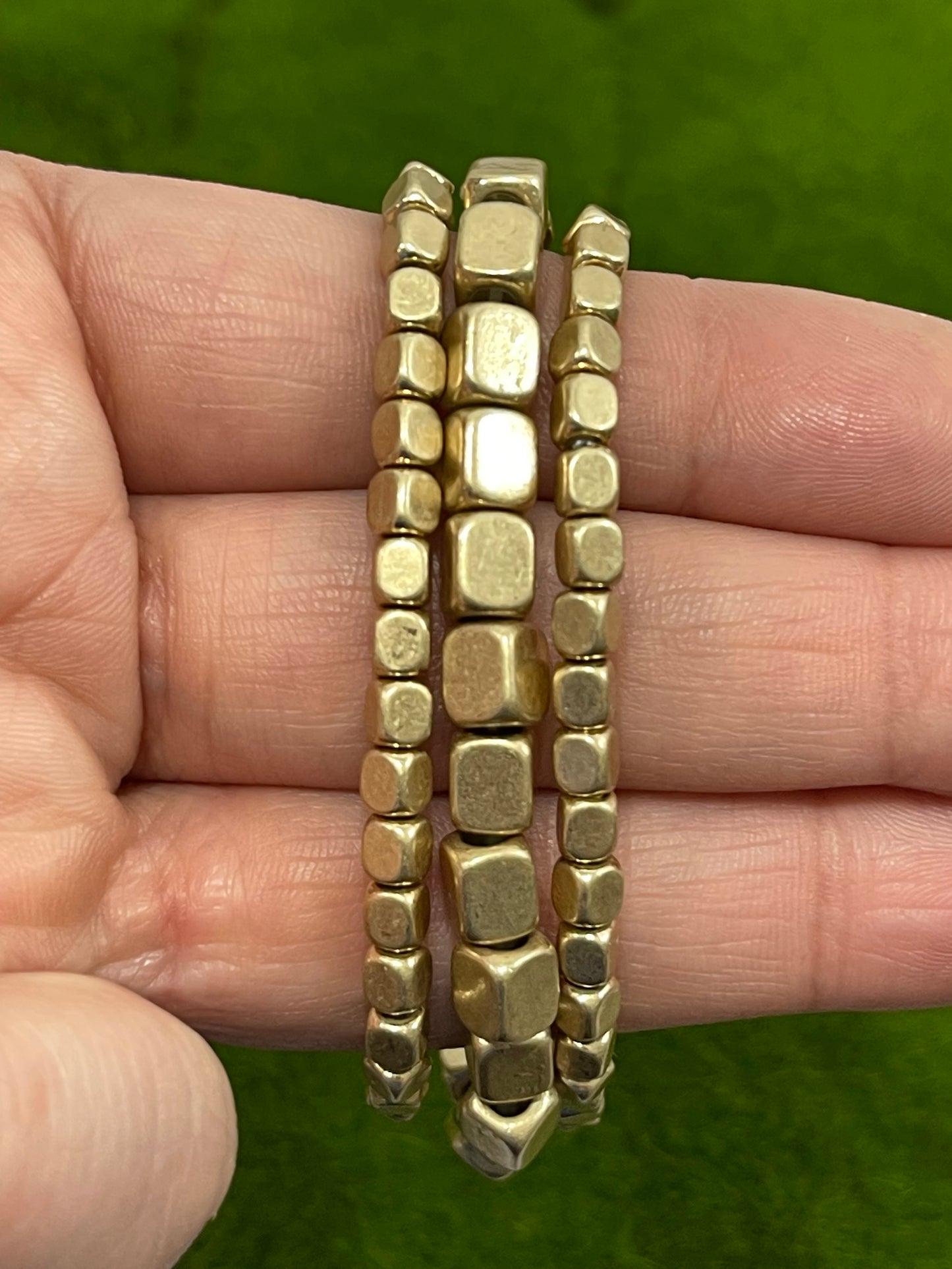 Cubed Beaded Bracelet