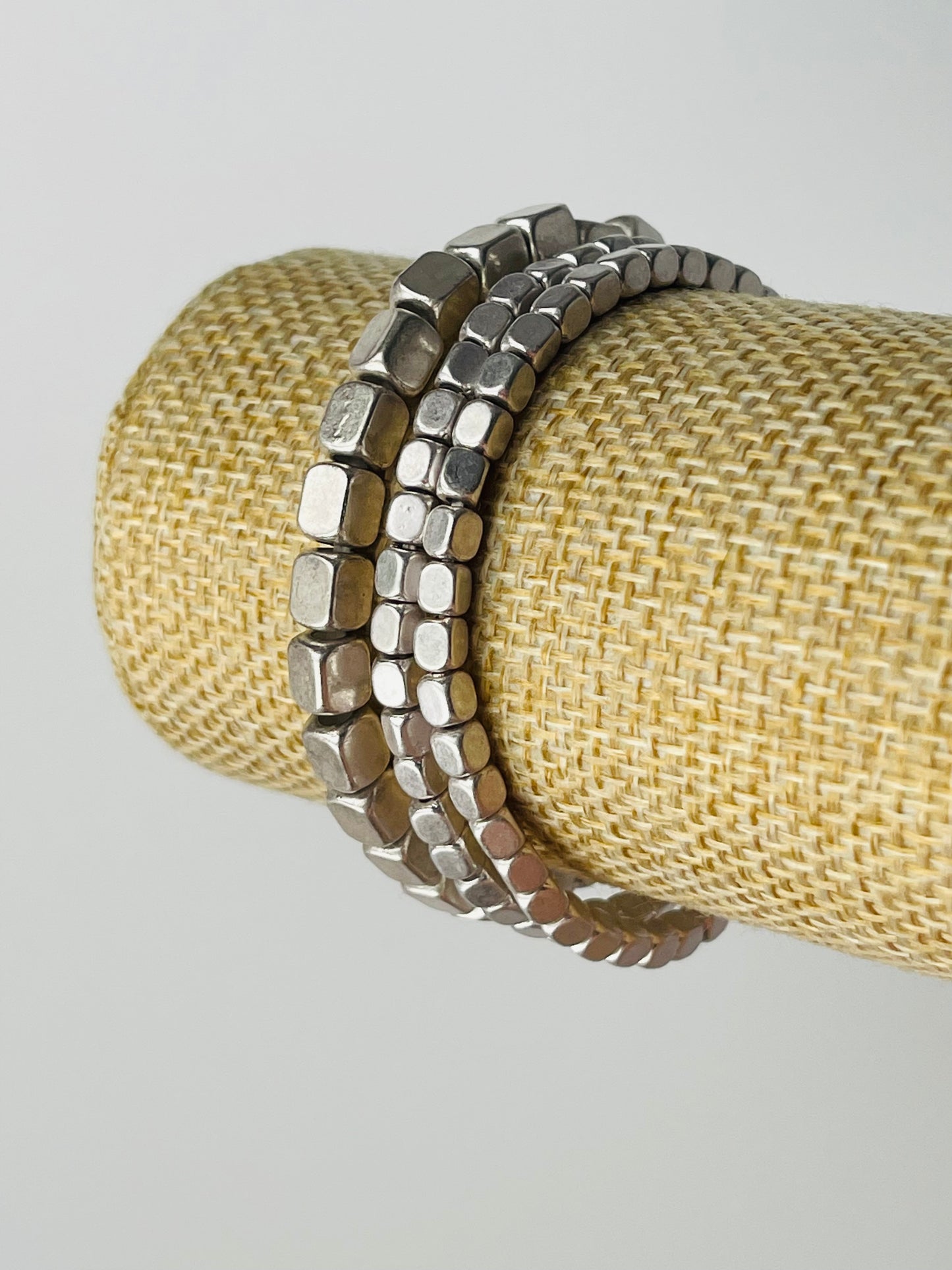 Cubed Beaded Bracelet