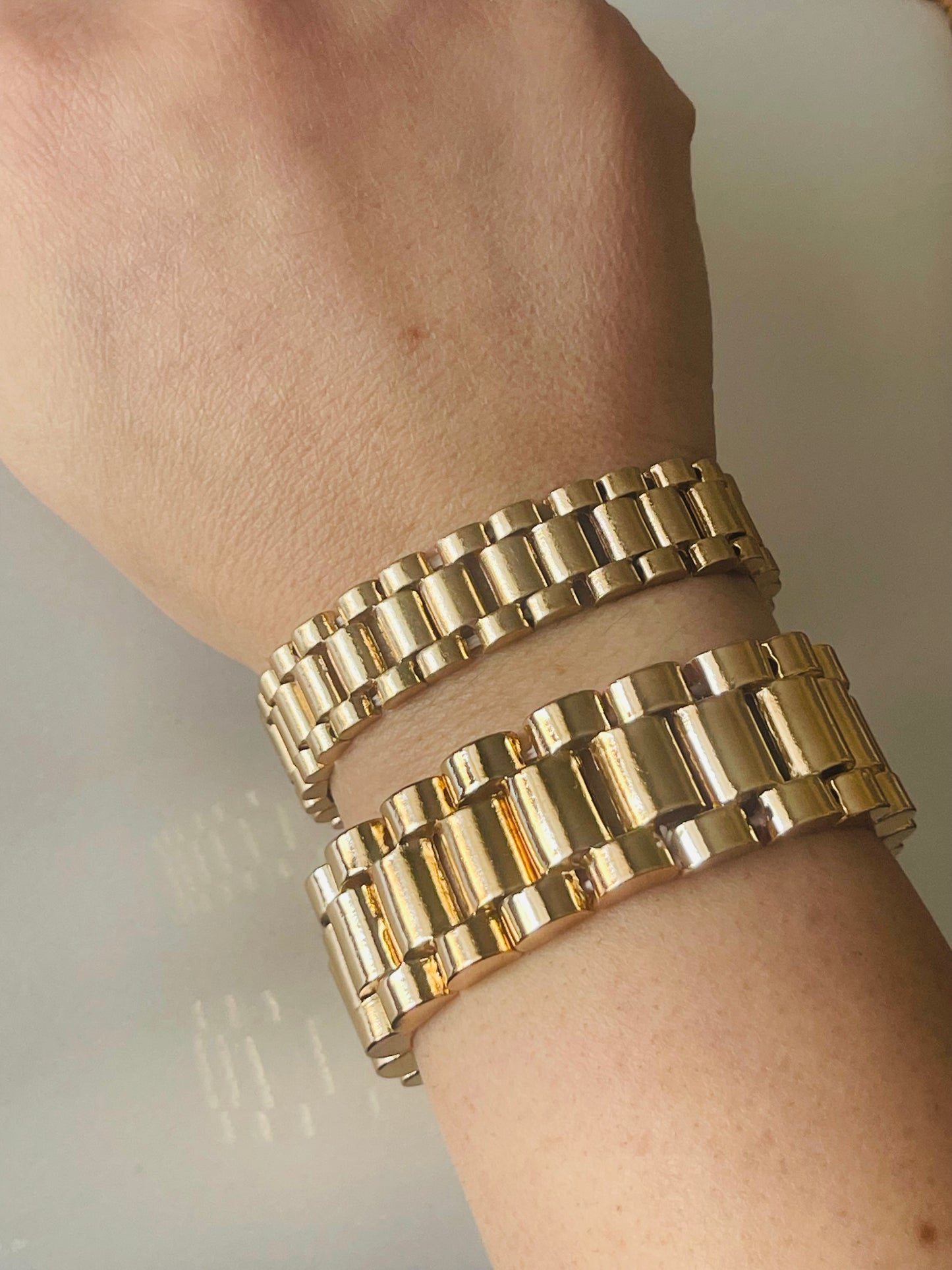 Chunky Watch Stretch Bracelet